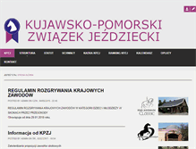 Tablet Screenshot of kpzj.pl